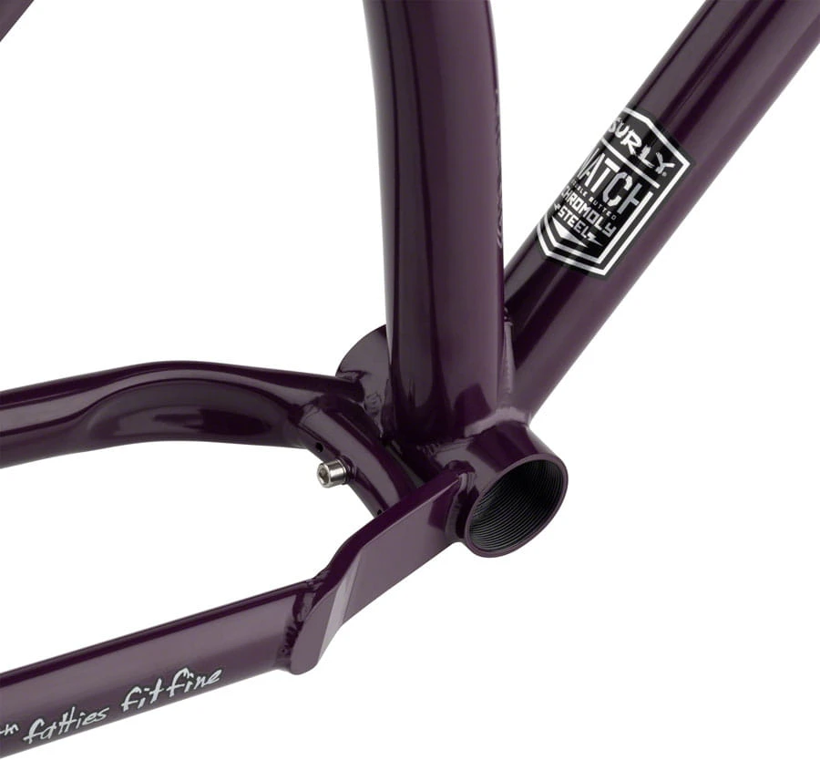Surly Karate Monkey Frame Kit - Organische Aubergine 6 Surly Karate Monkey Frame Kit - Organische Aubergine - Afbeelding 4