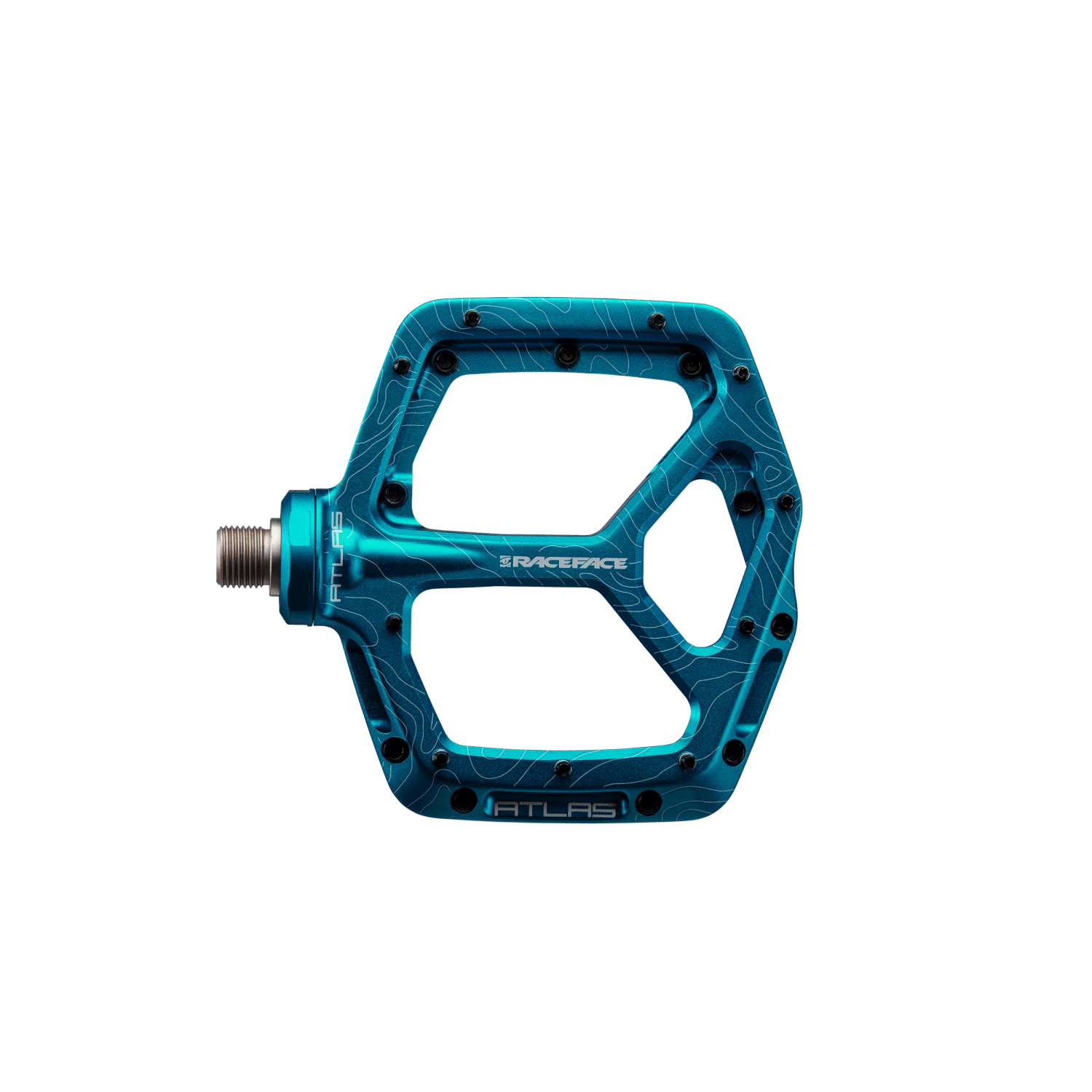 Race Face Atlas Pedalen AM22 - Turkoois 3 Race Face Atlas Pedalen AM22 - Turkoois