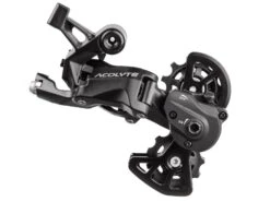 MICROSHIFT Acolyte Achterderailleur Korte Kooi 1x8 Speed - Zwart