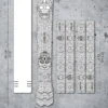 Dyedbro Beschermingsset Voor Montuur - Día De Muertos - Zwart Mat -Sram Hope Winkel DIA DE MUERTOS BLACK GRAFICO WEB