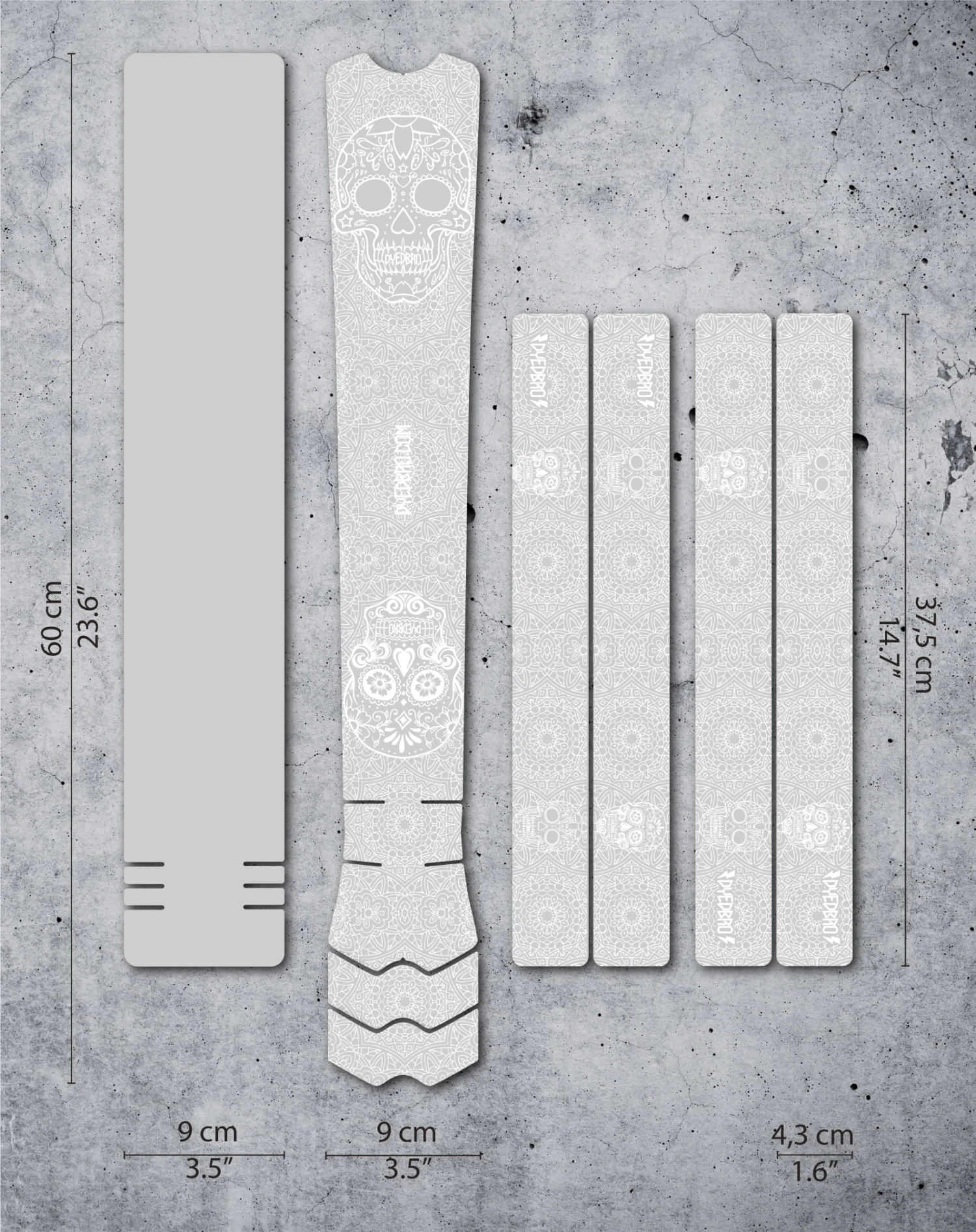 Dyedbro Montuurbeschermingskit - Día De Muertos - Wit Glans 3 Dyedbro Montuurbeschermingskit - Día De Muertos - Wit Glans