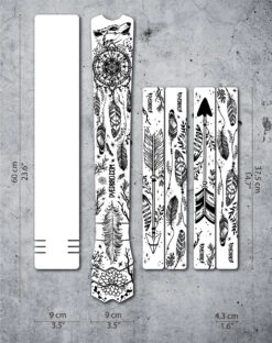 Dyedbro Dream Catcher Framebeschermingskit - Zwart Mat