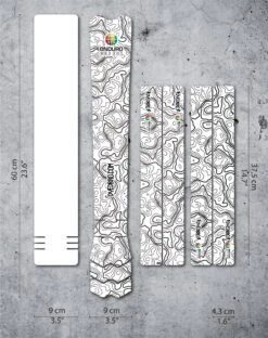 Dyedbro Beschermingsset Voor Frame - Enduro World Series Zwart