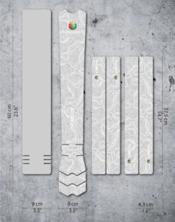 Dyedbro Kit Voor Framebescherming - Enduro World Series Wit