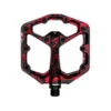 Crankbrothers Stamp 7 Klein Platform Pedaal - Splatter Limited Edition Zwart/Rood -Sram Hope Winkel ICITzFSQ