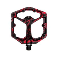 Crankbrothers Stamp 7 Klein Platform Pedaal - Splatter Limited Edition Zwart/Rood