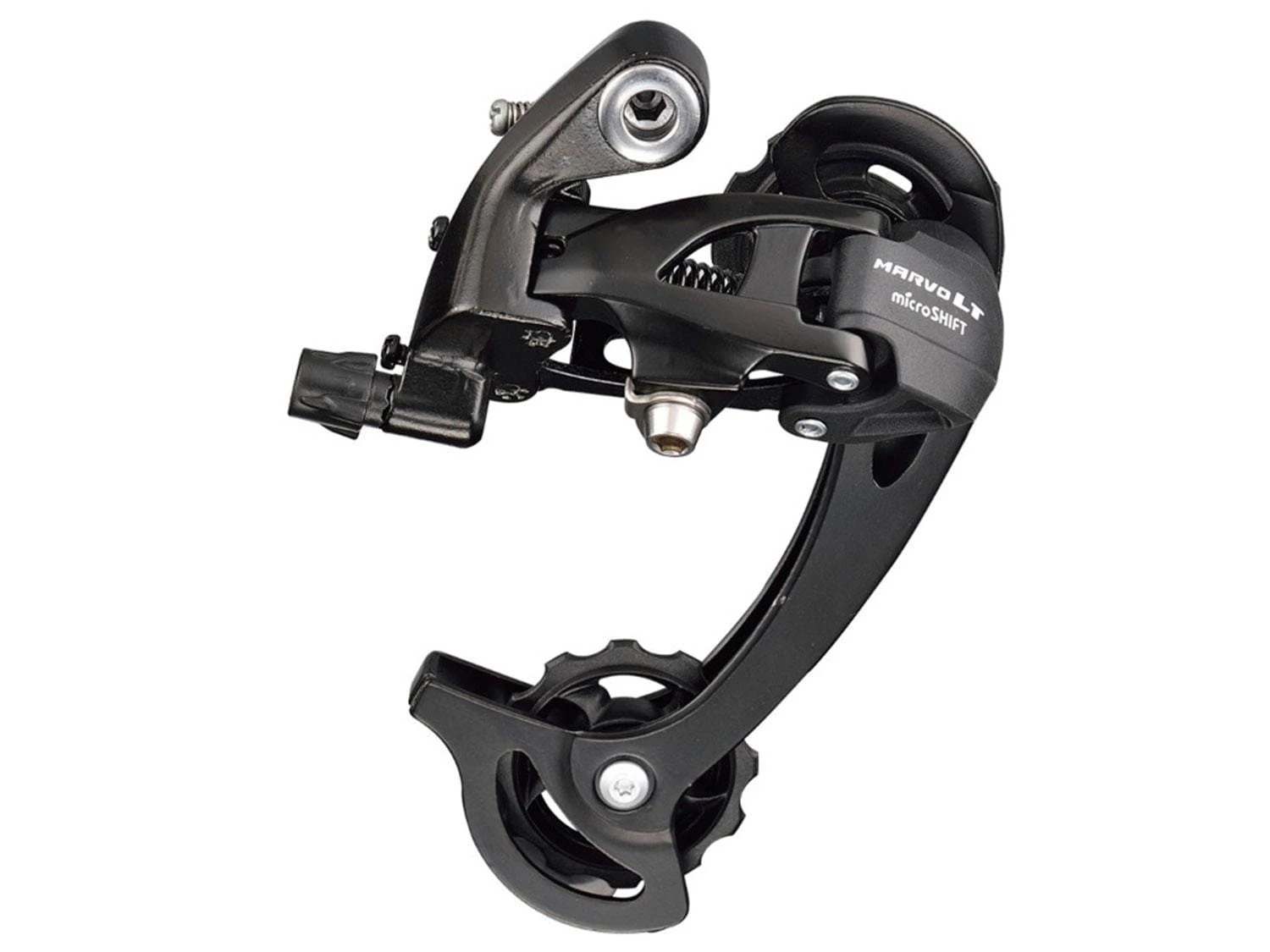 MICROSHIFT Marvo Achterderailleur Lange Kooi 2/3x9 Speed - Zwart 3 MICROSHIFT Marvo Achterderailleur Lange Kooi 2/3x9 Speed - Zwart