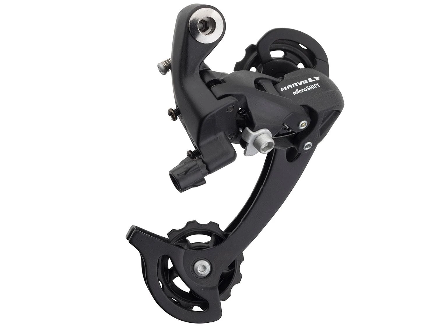 MICROSHIFT Marvo Achterderailleur Lange Kooi 2/3x9 Speed - Zwart 4 MICROSHIFT Marvo Achterderailleur Lange Kooi 2/3x9 Speed - Zwart - Afbeelding 2