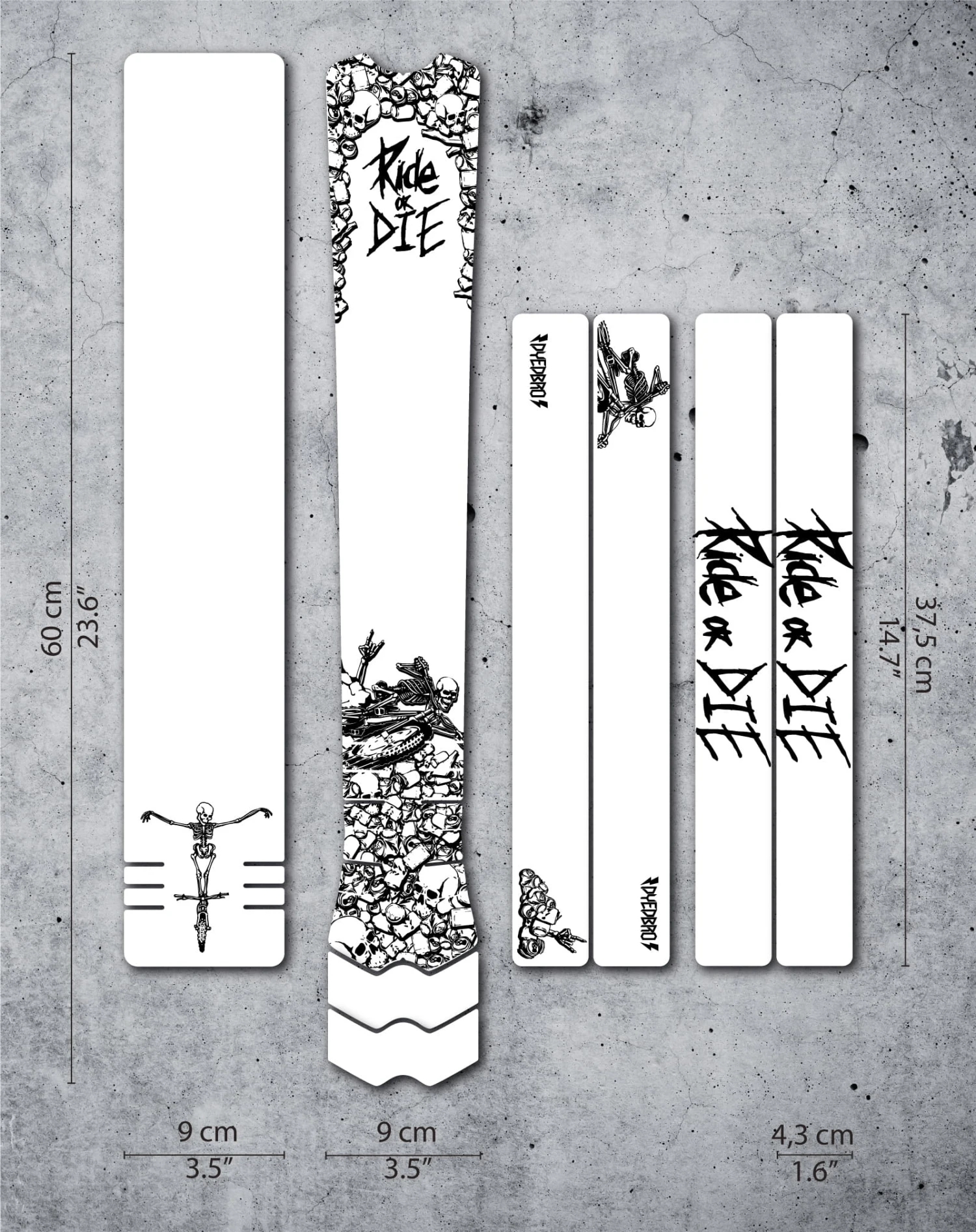 Dyedbro Frame Beschermingskit - Ride Or Die Zwart 3 Dyedbro Frame Beschermingskit - Ride Or Die Zwart