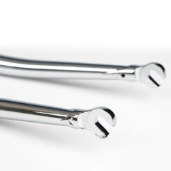 Flat Crown Rupsvork 1 Inch Draad - Chroom -Sram Hope Winkel flat crown track fork gabel 1 zoll gewinde chrome 178718