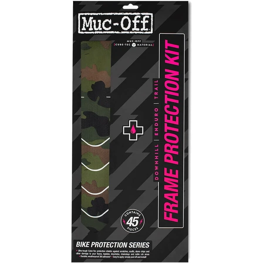 Muc-Off Frame Beschermingsset DH/ENDURO/TRAIL - Camo Zwart/groen 3 Muc-Off Frame Beschermingsset DH/ENDURO/TRAIL - Camo Zwart/groen