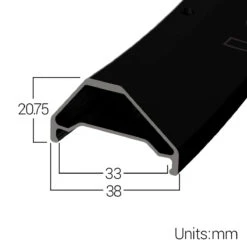 Halo Vortex MT 29'' Supadrive HG Achterwiel - Zwart -Sram Hope Winkel rmha vortex profile dims sq 1171019eBfII6EDfVugt