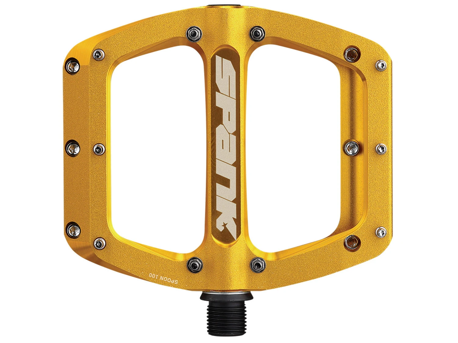 SPANK Spoon Reboot Plat Pedaal - Goud 3 SPANK Spoon Reboot Plat Pedaal - Goud