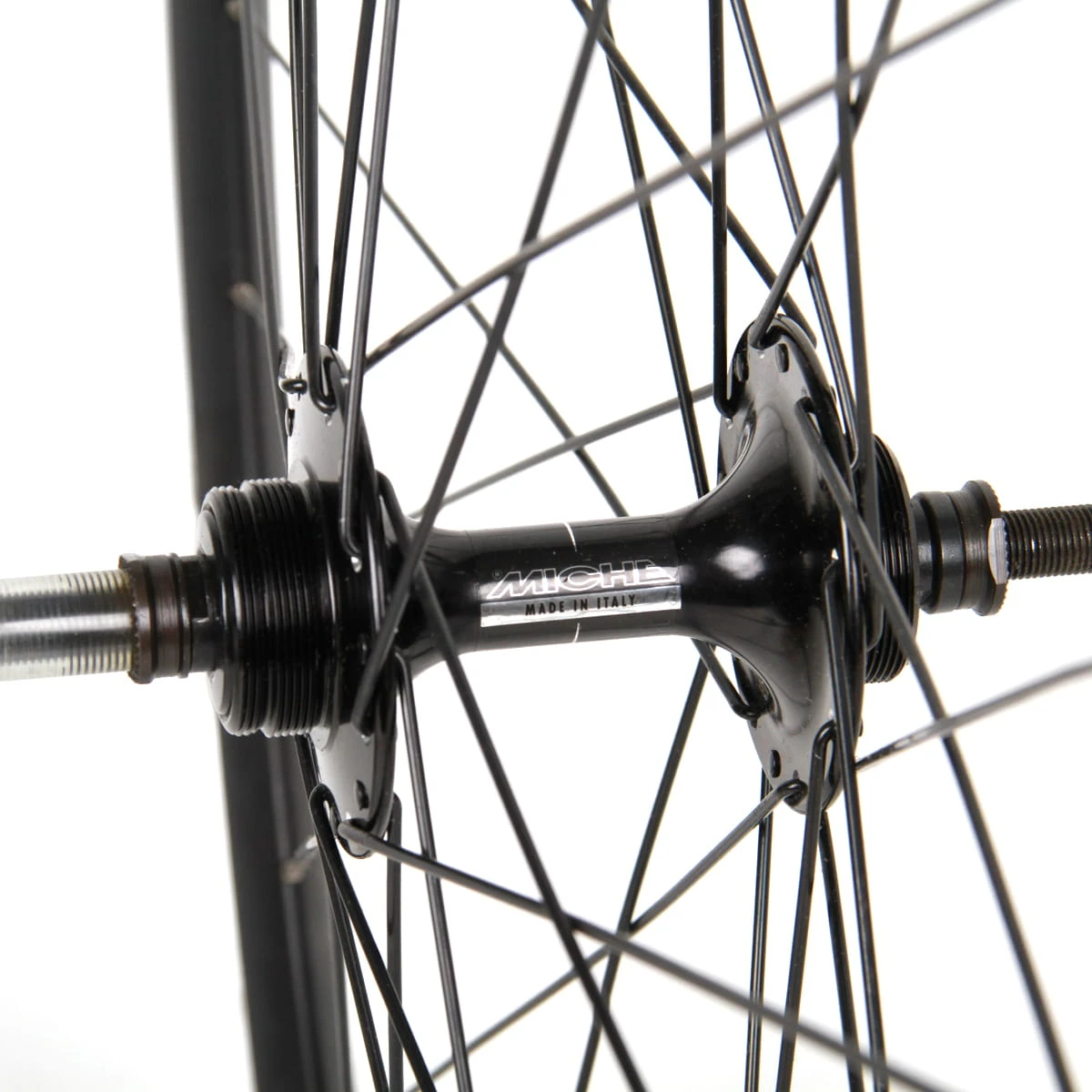 MICHE X-Press Pista/Strada Wielset 28 Inch - Vast/vrij - Zwart 4 MICHE X-Press Pista/Strada Wielset 28 Inch - Vast/vrij - Zwart - Afbeelding 2