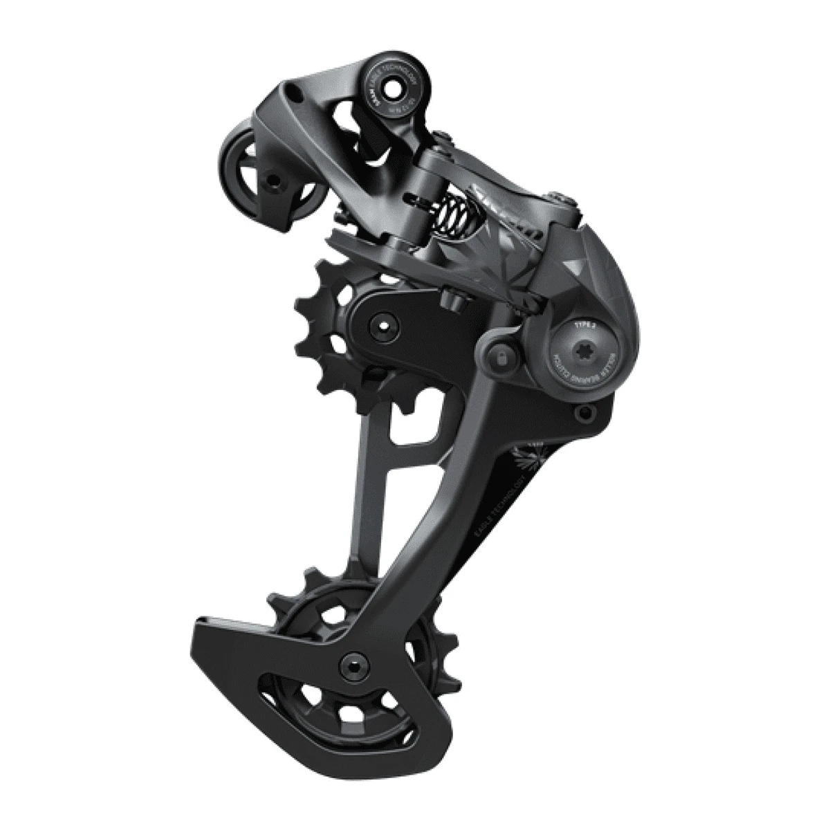 SRAM XX1 Eagle Achterderailleur 12 Versnellingen - Carbon Zwart 3 SRAM XX1 Eagle Achterderailleur 12 Versnellingen - Carbon Zwart